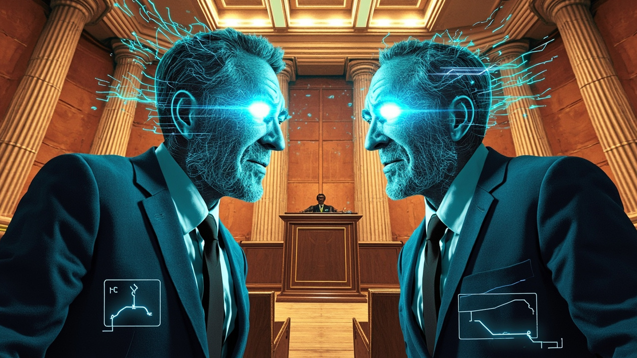 High-tech courtroom battle
