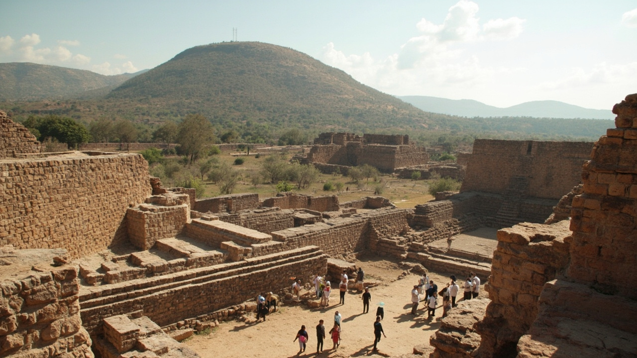 Mexican archaeological site investigation