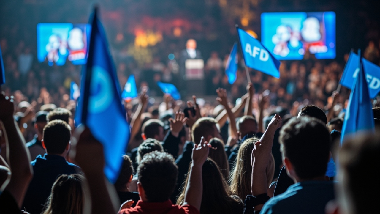 Far-right political rally in Bavaria Germany